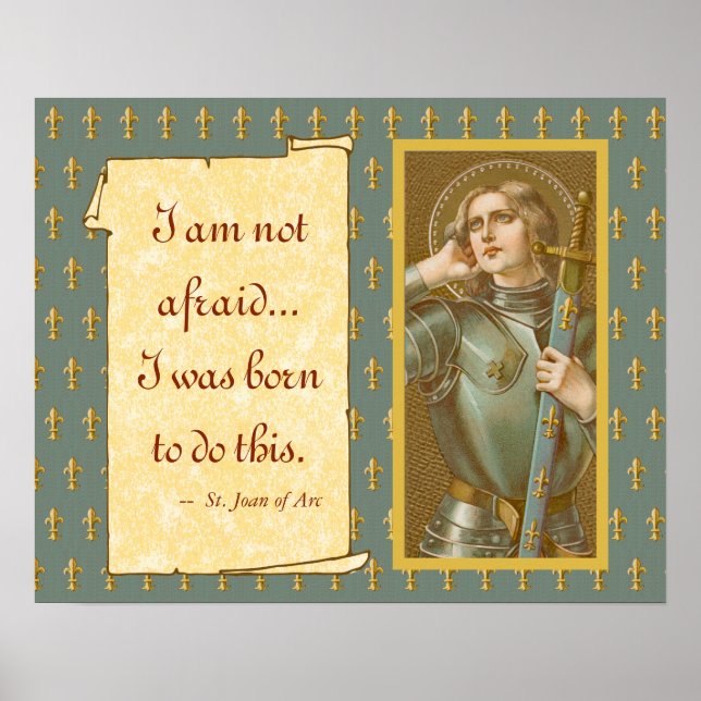 Póster Sta. Juana de Arco (JM 28) (Frente)