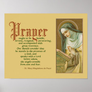 Póster Sta. María Magdalena de Pazzi (JM 45)