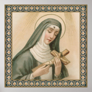 Póster Sta. Rita de Cascia (M 015)