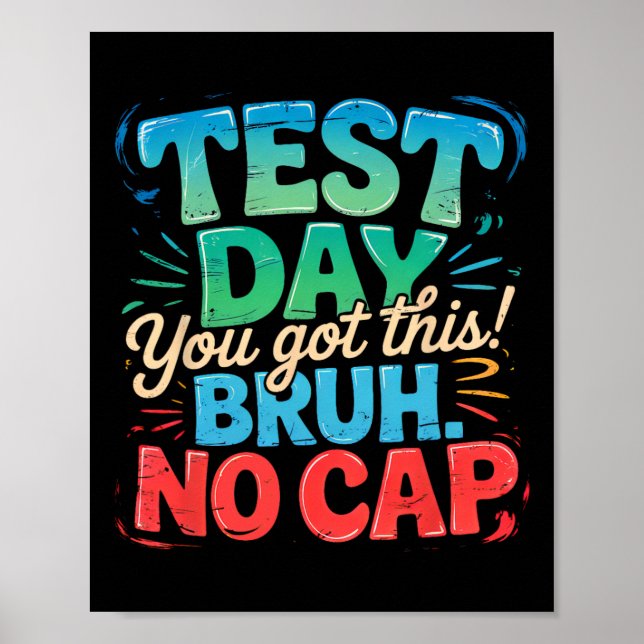 Póster Staar State Testing Day Motivation You Are Crushin (Frente)