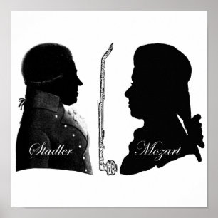 Póster Stadler y Mozart Clarinet