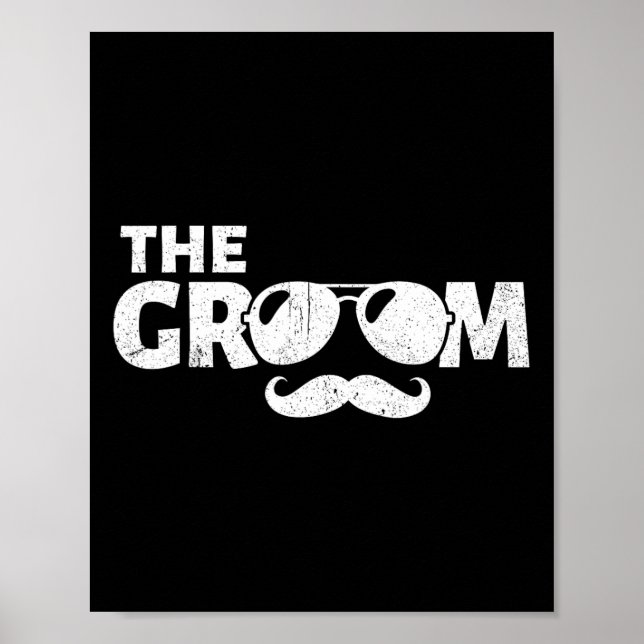 Póster Stag Groomsmen Boda Te (Frente)