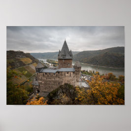Póster Stahleck Castle Bacharach Germany