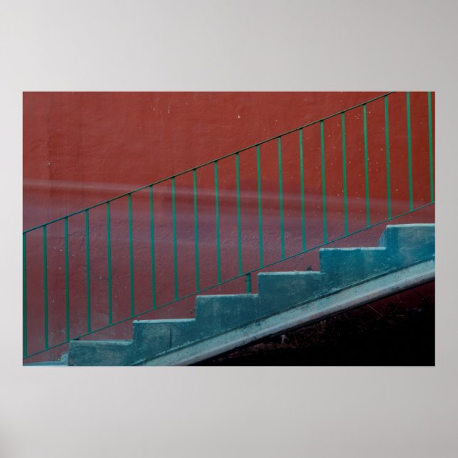 Póster Stairs And Railing Still Life (Frente)