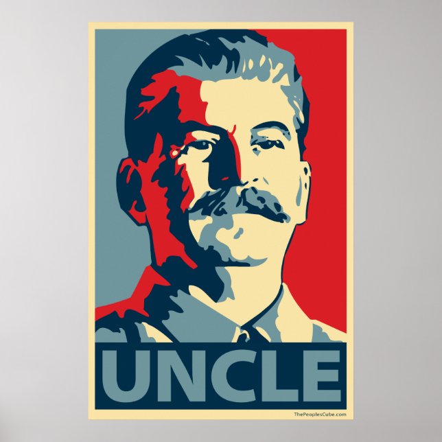 Póster Stalin - Tío Joe: poster parodia de Obama (Frente)