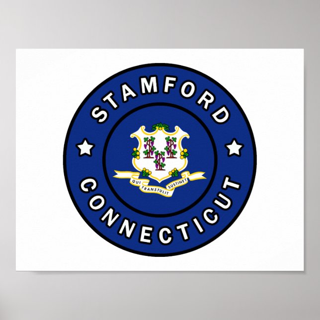 Póster Stamford Connecticut (Frente)