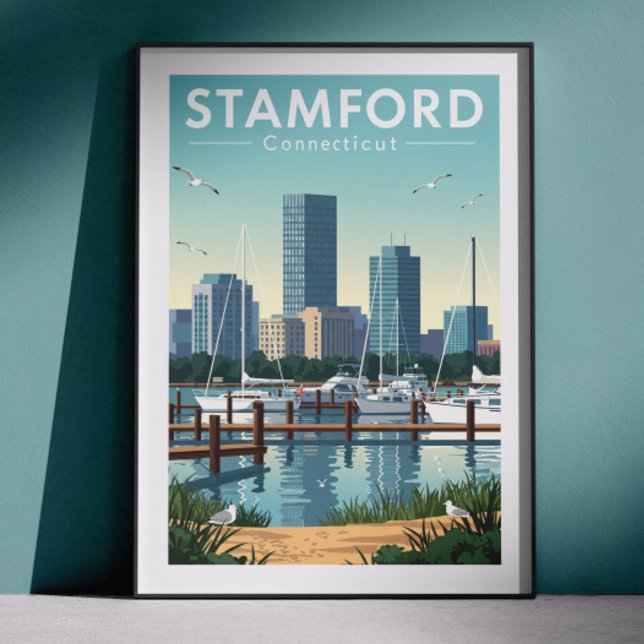 Póster Stamford Connecticut Vintage (Subido por el creador)