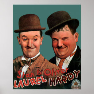 Póster STAN OLIVER Laurel y Hardy Movie