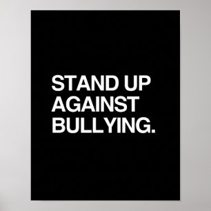 PÓSTER STAND UP AGAINST BULLYING