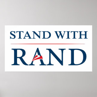 Póster Stand With Rand