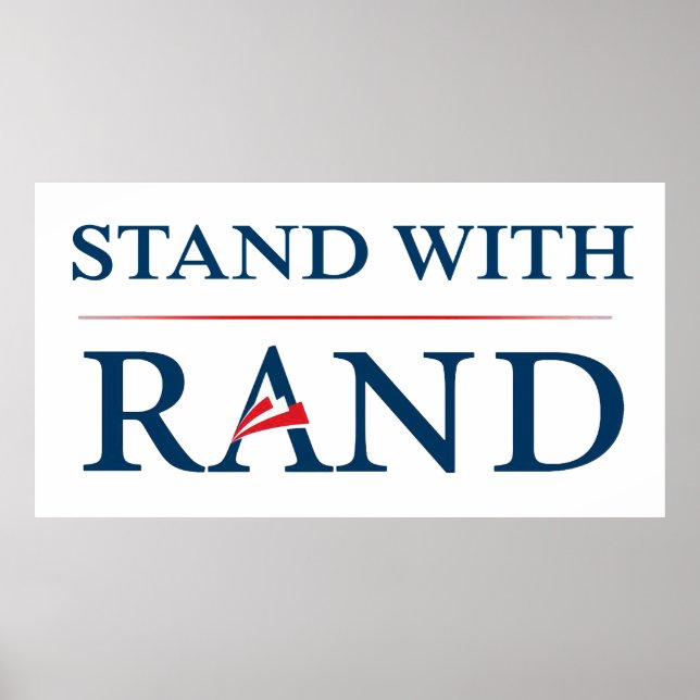 Póster Stand With Rand (Frente)
