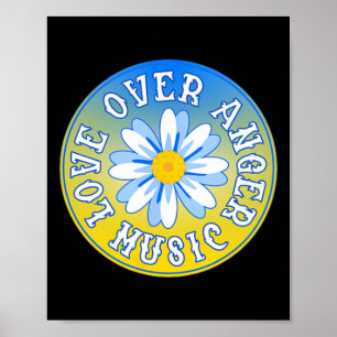 Póster Stand With Ucrania Amor Sobre Música de Ira 2