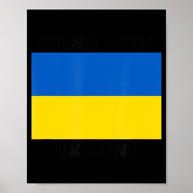 Póster Stand with Ukraine  (Frente)