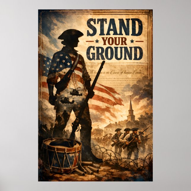 Póster Stand Your Ground  (Frente)