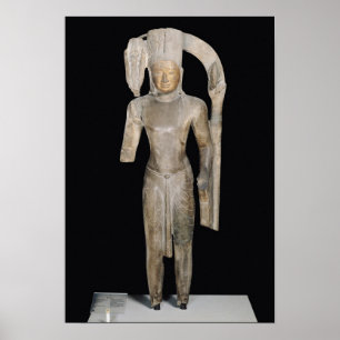 Póster Standing statue of Harihara
