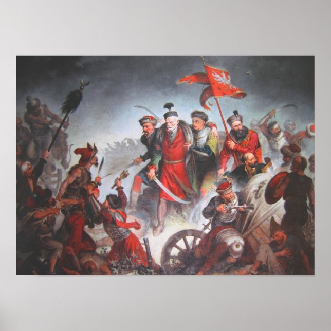 Póster Stanisław Żółkiewski en Cecora (Frente)