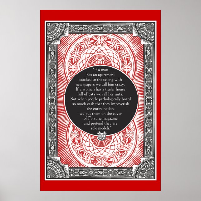 Póster Stanley Donwood Occupy Wall Street Print (Frente)