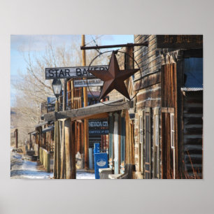 Póster Star Bakery in Nevada City, MT Ghost Town 