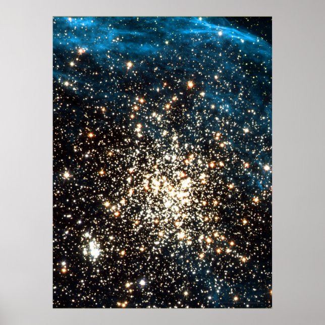 Póster Star Cluster en NGC 1850 18x24 (21x27) (Frente)