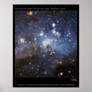 Póster Star-Forming Region LH 95 in the Large Magellanic