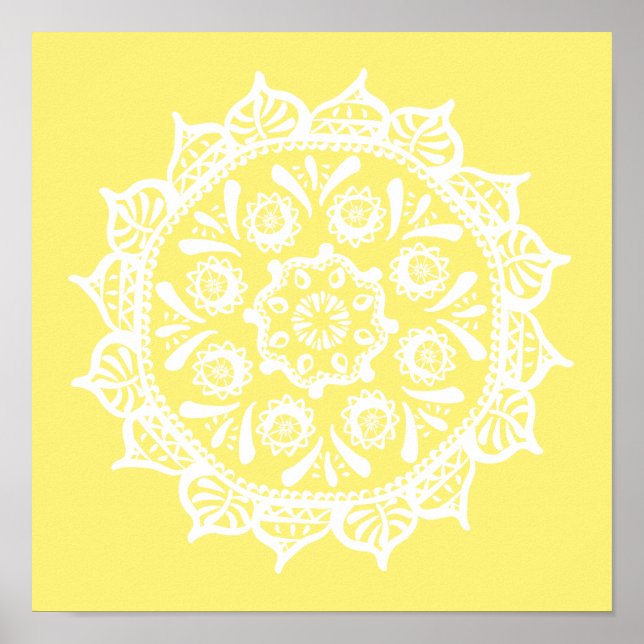 Póster Star Fruit Mandala (Frente)