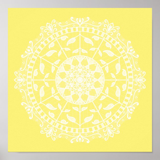 Póster Star Fruit Mandala (Frente)