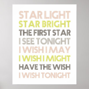 Póster Star Light Star Bright