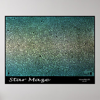 Póster Star Maze