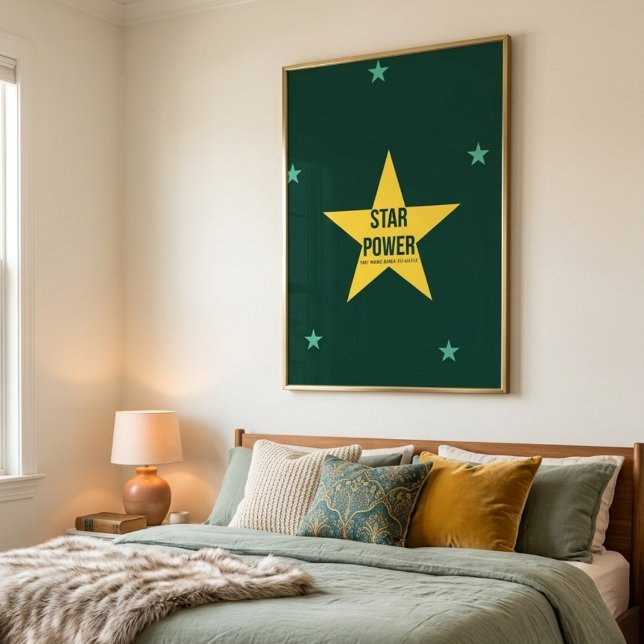 Póster Star Power — 90s Maximalist  | Retro Bedroom Art (Subido por el creador)