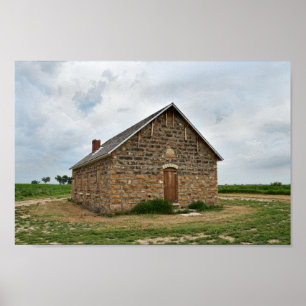 Póster Star School, Condado de Bent, Colorado