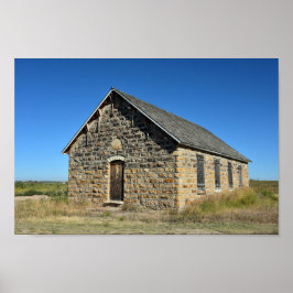 Póster Star School, Condado de Bent, Colorado