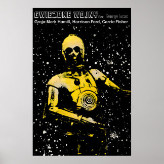 Póster Star Wars 1979 Polish release Movie poster print 1