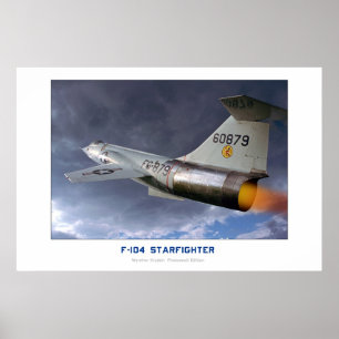 Póster Starfighter Lockheed F-104