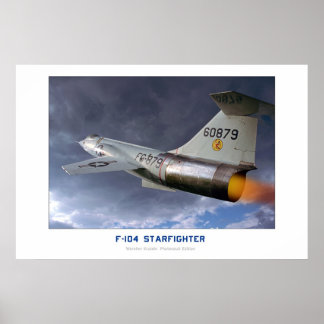 Póster Starfighter Lockheed F-104