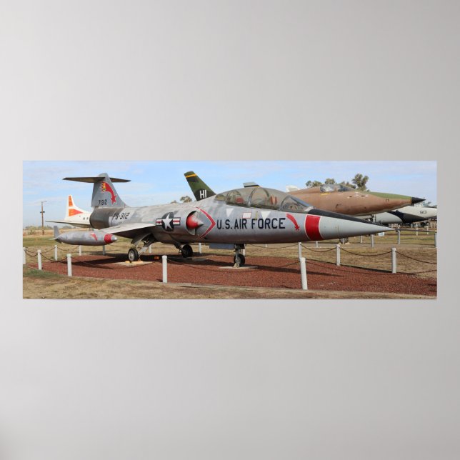 Póster Starfighter Lockheed F-104 (Frente)