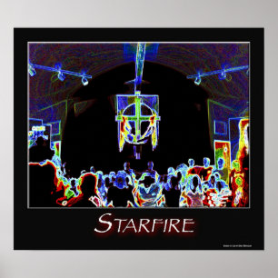 Póster Starfire en Fire Poster