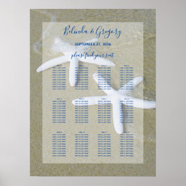 Póster Starfish Beach Wedding