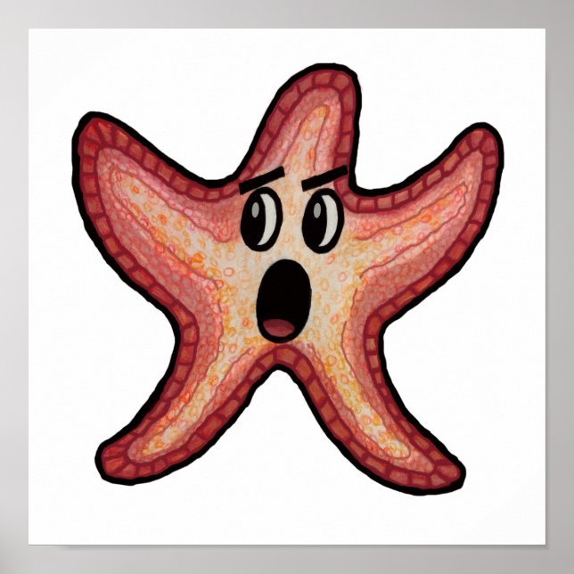 Póster Starfish conmocionado (Frente)
