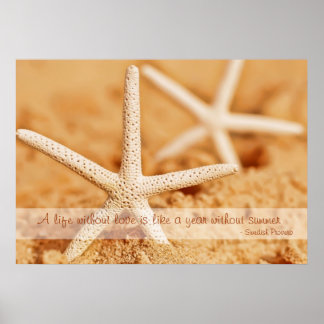 Póster Starfish Love Proverb Poster