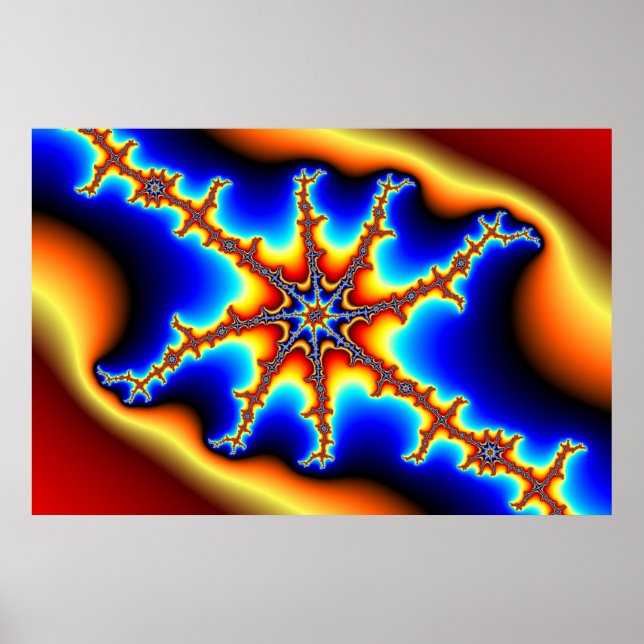 Póster Starfish - Poster fractal (Frente)