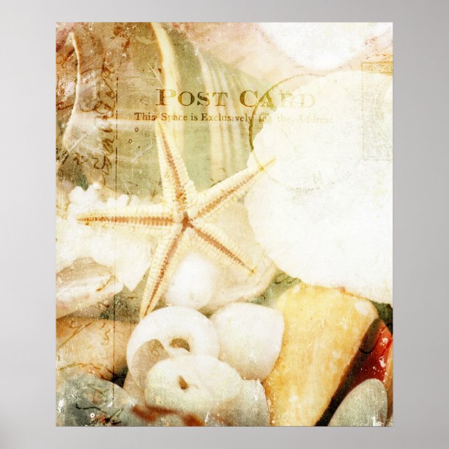 Póster Starfish postmarcado (Frente)