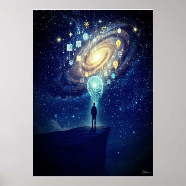 Póster Stargazer Cosmic Poster - Aumente su espacio (Frente)