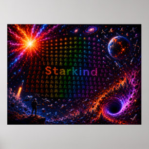 Póster Starkind – Evolución Cósmica de la Vida