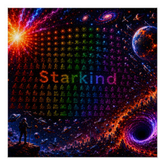 Póster Starkind – Evolución Cósmica de la Vida