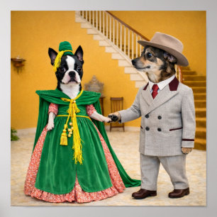 Póster "Starlett O'Hara & Ratt Butler"