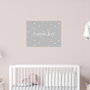 Póster Starlight gris plateado