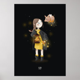 Póster STARLIGHT PIG de Alexandra Dikaia