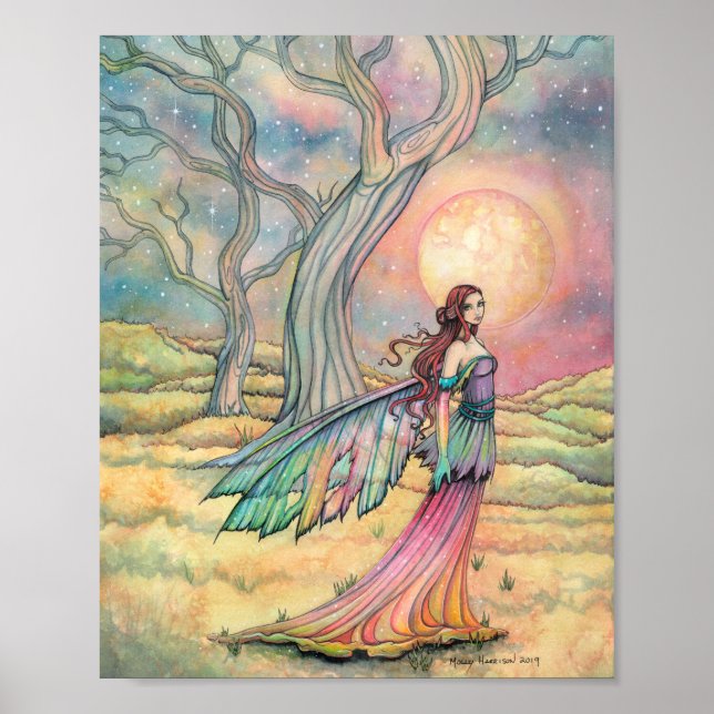 Póster Starlit Dusk Fairy Poster by Molly Harrison (Frente)