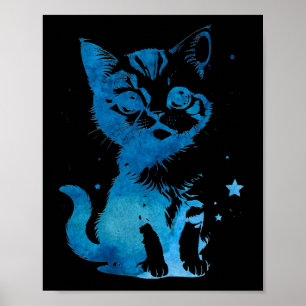 Póster Starry Eyed Kitten