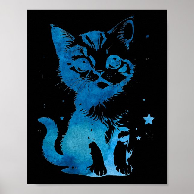 Póster Starry Eyed Kitten (Frente)